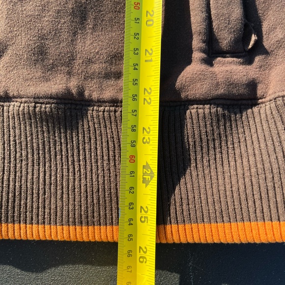 The Northface zip up jacket. Brown, orange trim, size Large (fits medium). - Picture 9 of 9